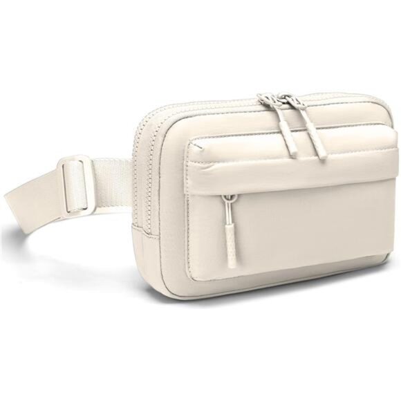 Belt Bag with Long Strap – Beige - Picture 1 of 6